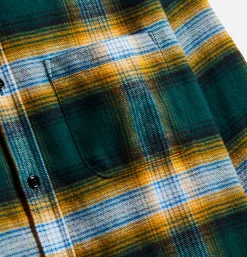 PORTUGUESE FLANNEL Chemise Lousa Green* Shirts & Polos