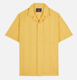 PORTUGUESE FLANNEL Chemise Praia Yellow* Shirts & Polos