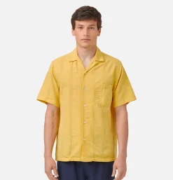 PORTUGUESE FLANNEL Chemise Praia Yellow* Shirts & Polos