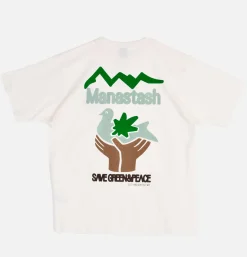 MANASTASH Citee Pigion Tee White* T-shirts