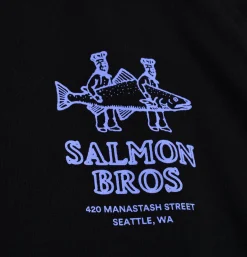 MANASTASH Citee Salmon Black* T-shirts