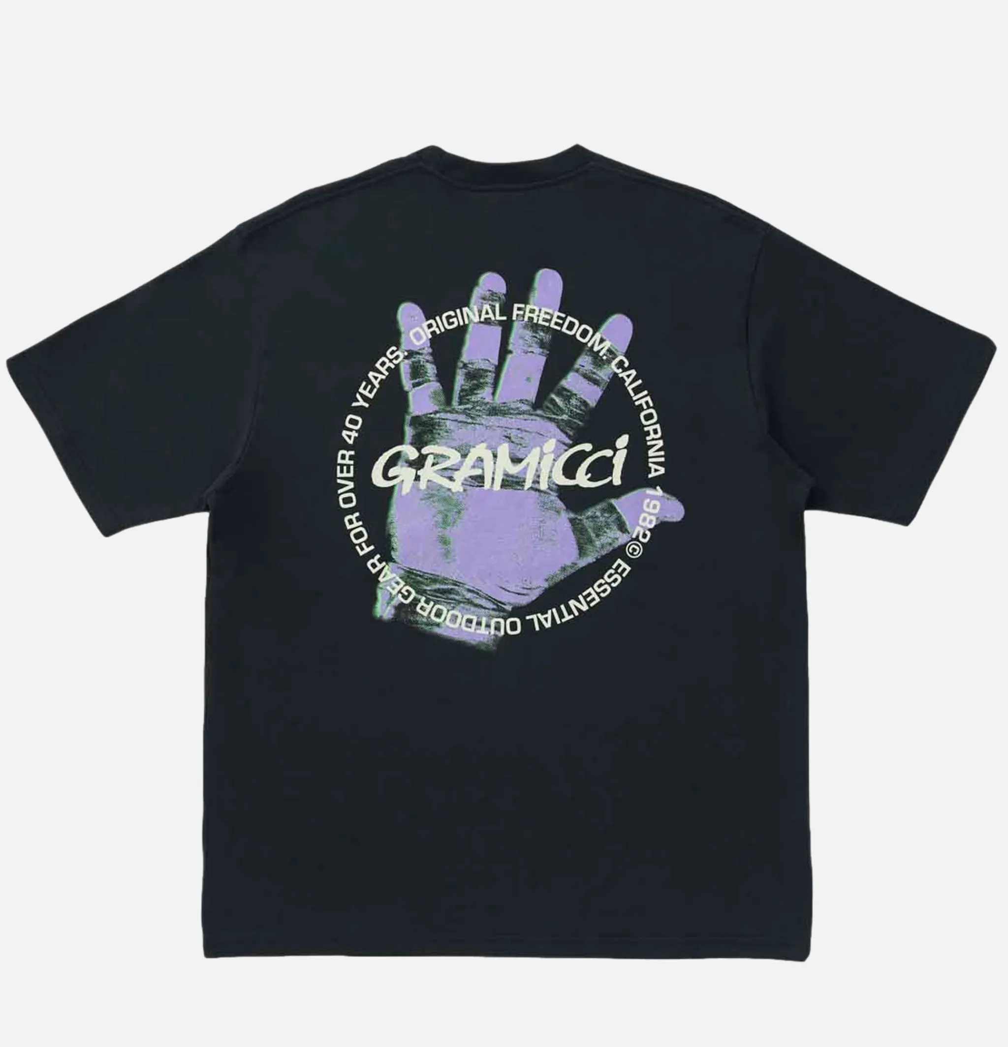 GRAMICCI Climbers Hand Tee Vintage Black* T-shirts