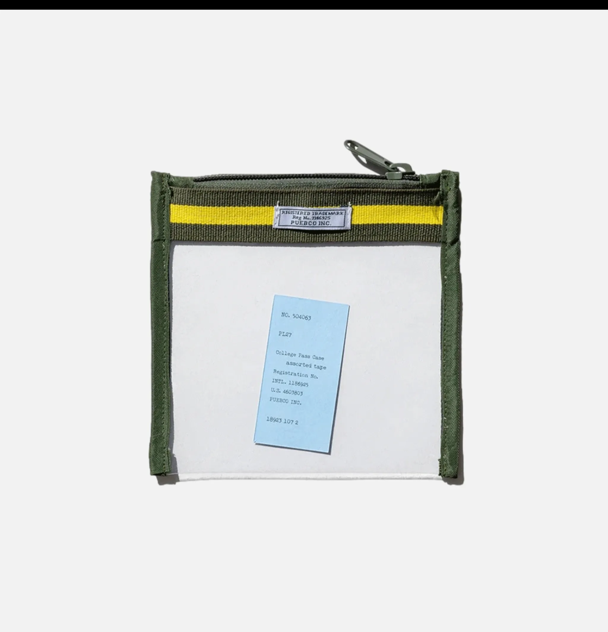 PUEBCO College Pass Sheet Green* Small Leather Goods