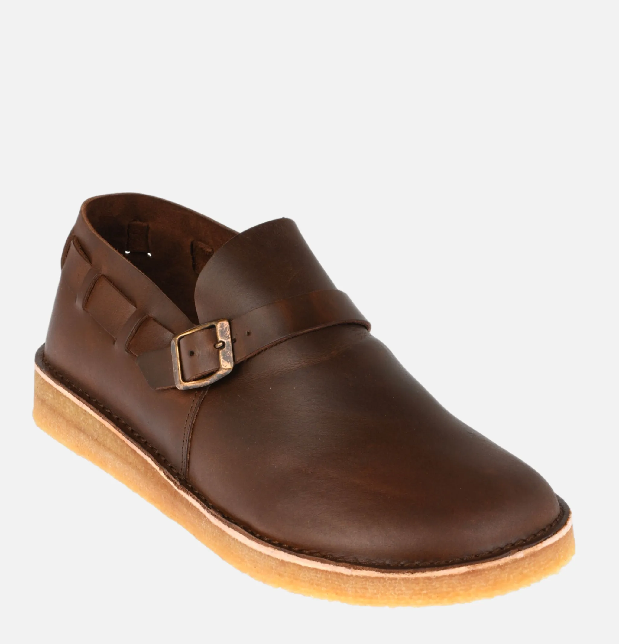 YOGI FOOTWEAR Corso Buckle Monk Shoe Brown* Other Styles|Mocassins