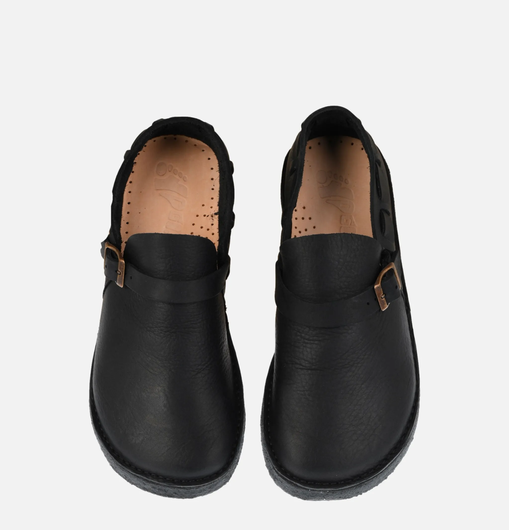 YOGI FOOTWEAR Corso Buckle Monk Shoes Black* Other Styles|Mocassins