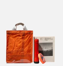 PUEBCO Covered Parachute Document Bag Orange* Tote-bags
