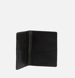 IL BISONTE Cowhide Passport Case Black* Small Leather Goods