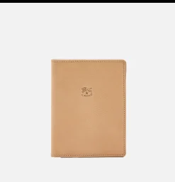 IL BISONTE Cowhide Passport Case Natural* Small Leather Goods