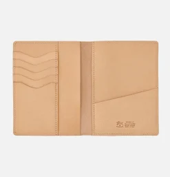 IL BISONTE Cowhide Passport Case Natural* Small Leather Goods