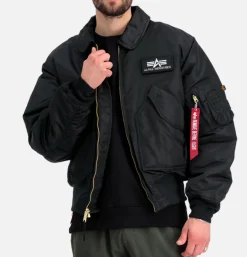 ALPHA INDUSTRIES Cwu 45 Jacket Black* Veste