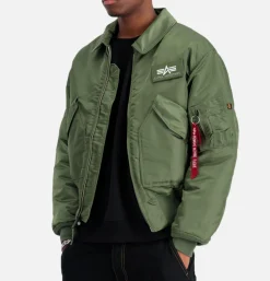 ALPHA INDUSTRIES Cwu 45 Jacket Sage Green* Veste|Coats & Jackets