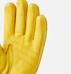 HESTRA Deerskin Gloves Yellow* Gloves • Beanies • Scarves