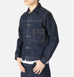 JAPAN BLUE JEANS Denim Jacket Type2 14.8oz Blue* Veste