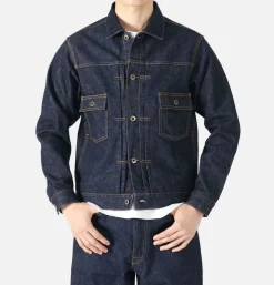 JAPAN BLUE JEANS Denim Jacket Type2 14.8oz Blue* Veste
