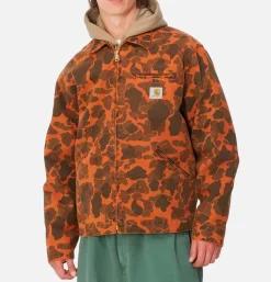 CARHARTT WIP Detroit Jacket Camo Duck Tumeric* Veste