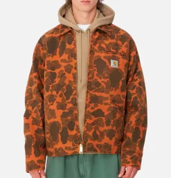 CARHARTT WIP Detroit Jacket Camo Duck Tumeric* Veste