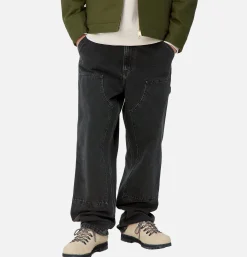 CARHARTT WIP Double Knee Pant Black Washed* Trousers