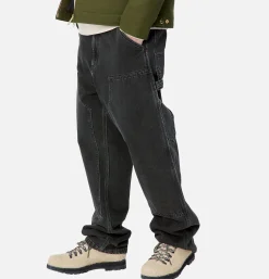 CARHARTT WIP Double Knee Pant Black Washed* Trousers