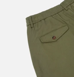 UNIVERSAL WORKS Double Pleat Pant Light Olive* Chinos