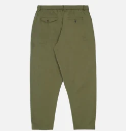 UNIVERSAL WORKS Double Pleat Pant Light Olive* Chinos