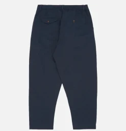 UNIVERSAL WORKS Double Pleat Pant Navy* Chinos