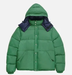 CRESCENT DOWN WORKS Down Sweater Green Navy* Coats & Jackets