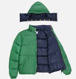 CRESCENT DOWN WORKS Down Sweater Green Navy* Coats & Jackets