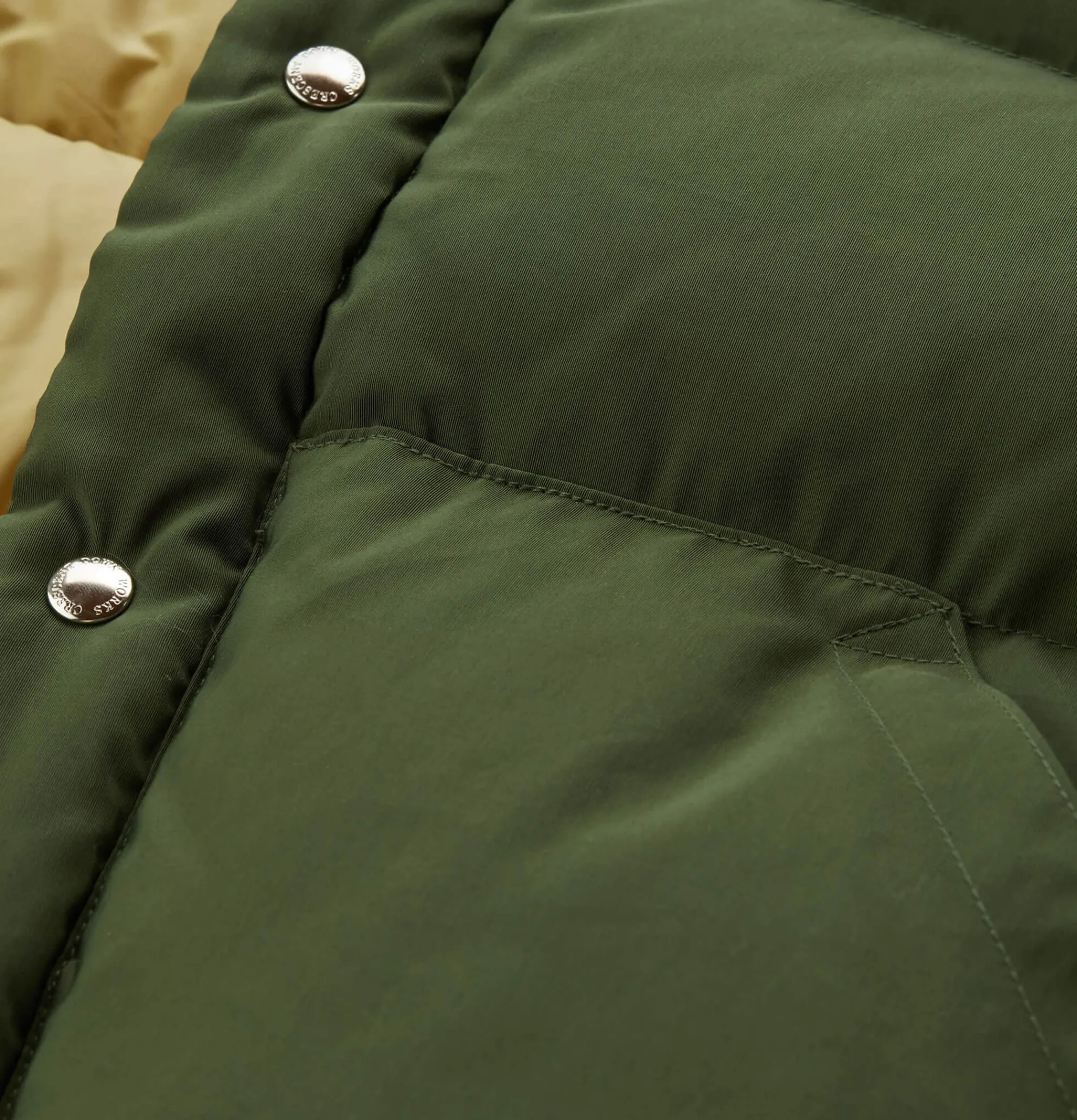 CRESCENT DOWN WORKS Down Sweater Jacket Olive* Coats & Jackets