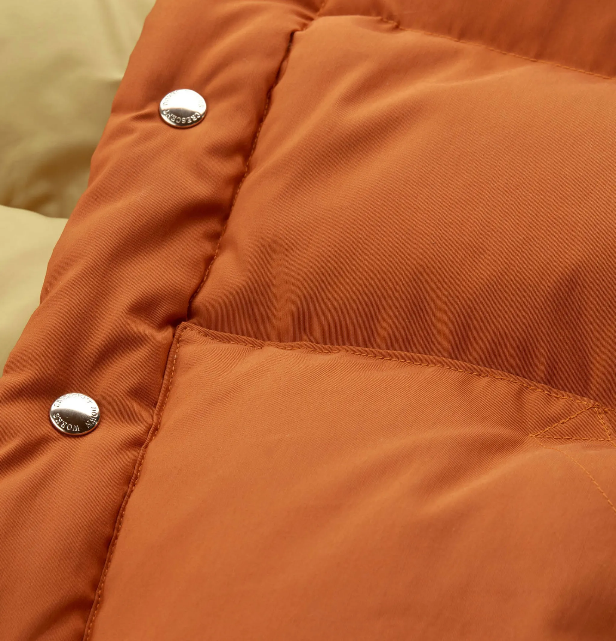 CRESCENT DOWN WORKS Down Sweater Jacket Rust* Coats & Jackets