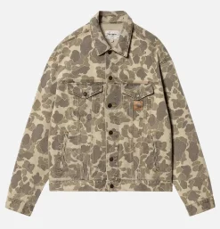 CARHARTT WIP Duck Helston Jacket Black Camo* Veste