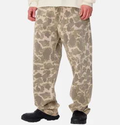CARHARTT WIP Duck Landon Pant Black Camo Duck* Trousers