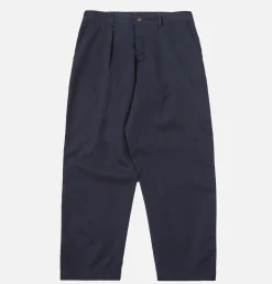 UNIVERSAL WORKS Duke Pant Polytech Navy* Trousers