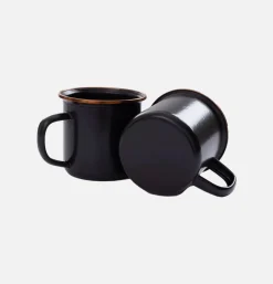 BAREBONES Enamel Cup Set X 2 Charcoal* Outdoor
