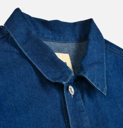 FOB FACTORY F2442 Denim Us Army Shirt P/o* Shirts & Polos