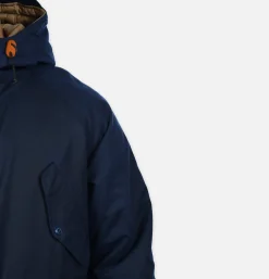MANIFATTURA CECCARELLI Fisherman Parka Navy* Coats & Jackets