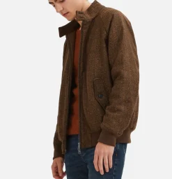 BARACUTA G9 Herringbone Wool Bark* Veste