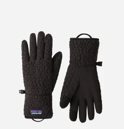 PATAGONIA ACCESSORIES Gant Retro Pile Black* Gloves • Beanies • Scarves