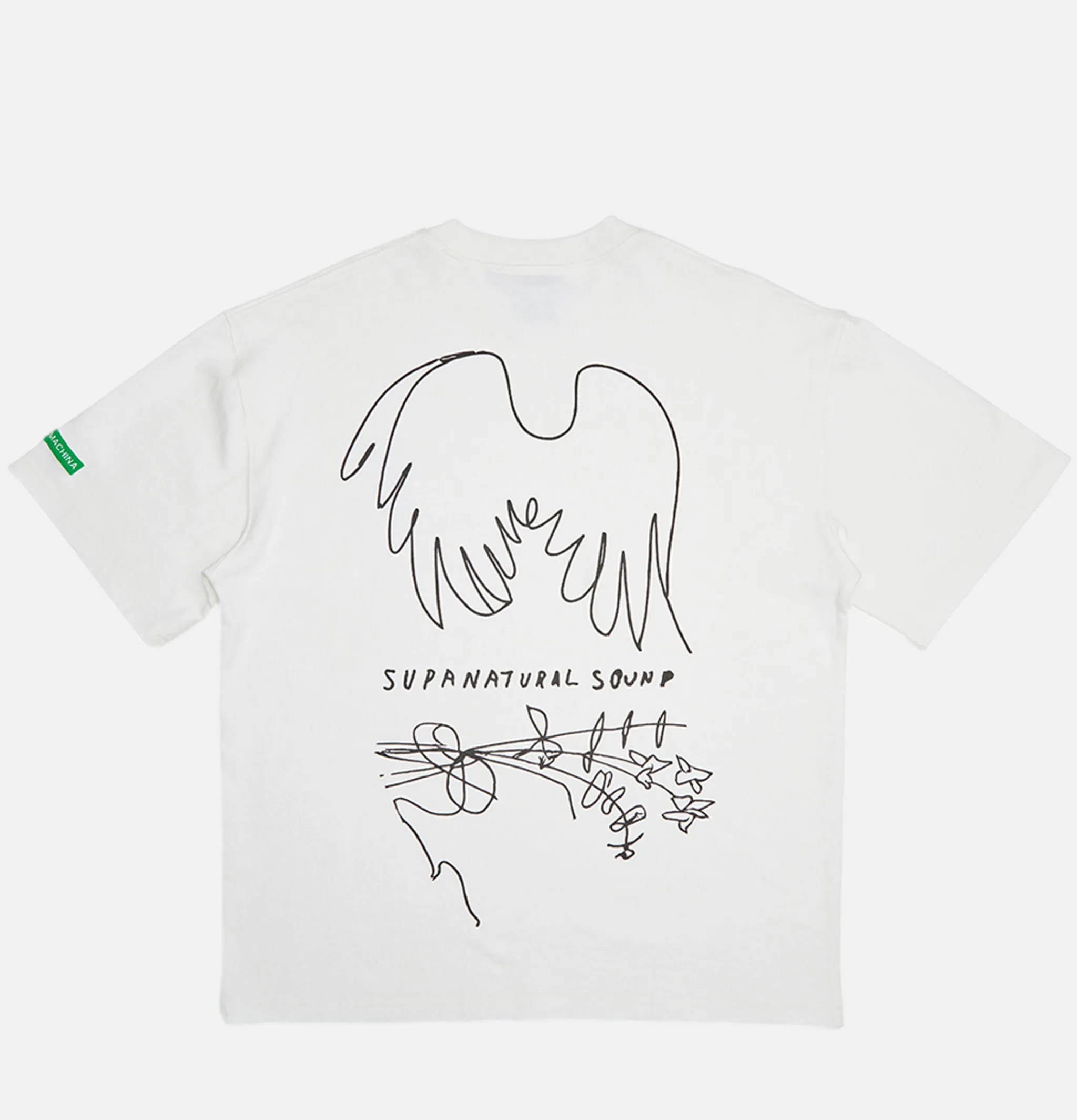 DEUS Hauntology Tee Vintage White* T-shirts