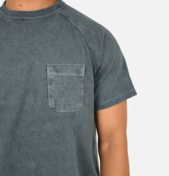 GOOD ON Heavy Raglan Pocket Tee Slate Grey* T-shirts