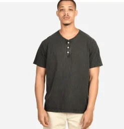 GOOD ON Henley Tee Black* T-shirts