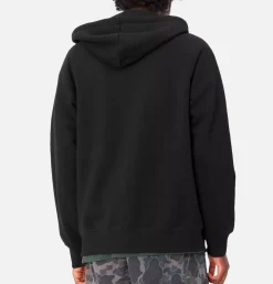 CARHARTT WIP Hooded Chase Jacket Black* Sweatshirts & Fleeces