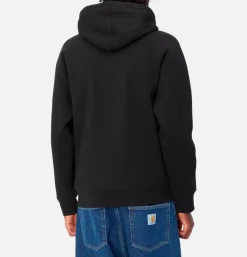 CARHARTT WIP Hooded Chase Sweat Black* Sweatshirts & Fleeces