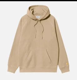 CARHARTT WIP Hooded Chase Sweat Sable* Sweatshirts & Fleeces
