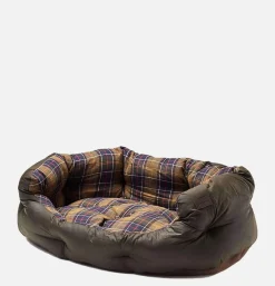 BARBOUR 35in Luxury Dog Bed Tartan* Maison