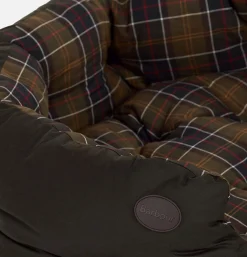 BARBOUR 35in Luxury Dog Bed Tartan* Maison