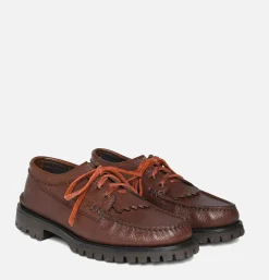 YUKETEN Italian Blutcher Moccassins Palermo Brown* Shoes