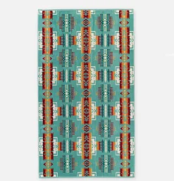 PENDLETON Jacquard Spa Towel Chief Joseph Aqua* Maison