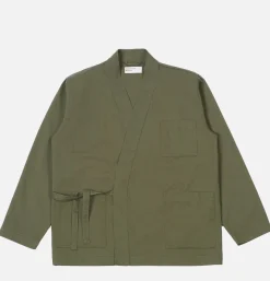 UNIVERSAL WORKS Kyoto Work Jacket Twill Olive* Veste