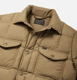 FILSON Lightweight Down Jac Shirt Tan* Coats & Jackets