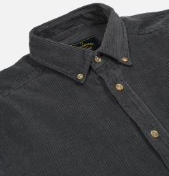 PORTUGUESE FLANNEL Lobo Shirt Anthracite* Shirts & Polos